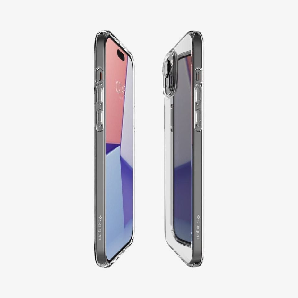 iPhone 15 Kılıf, Spigen Liquid Crystal 4 Tarafı Tam Koruma