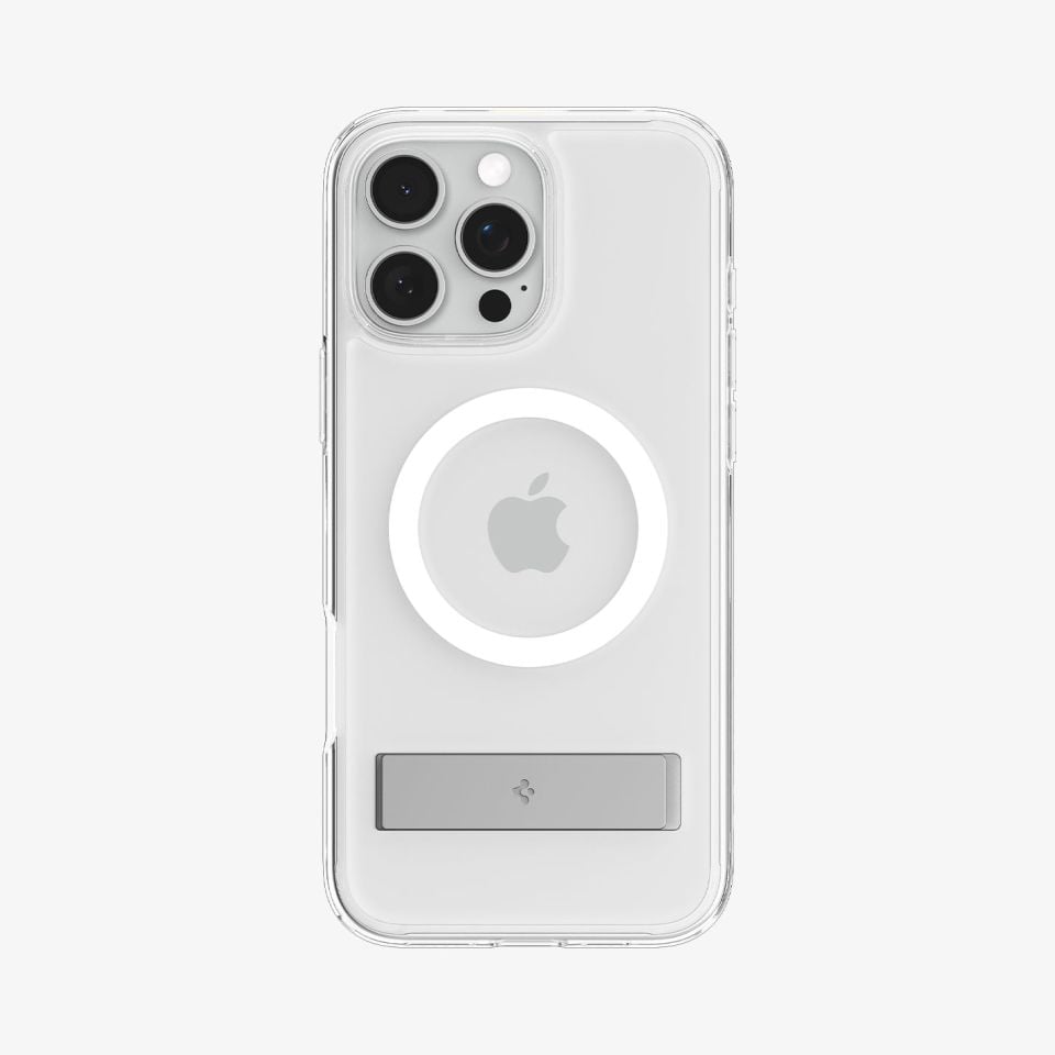 Spigen iPhone 16 Pro Max Kılıf Ultra Hybrid S MagFit MagSafe Özellikli Crystal Clear