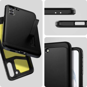 Galaxy S21 Kılıf, Spigen Tough Armor Gunmetal