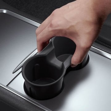 Spigen Tesla Model Y (2024-2023) & Model 3 (2023) Cup Holder Carbon Bardaklık Tutucu TO211
