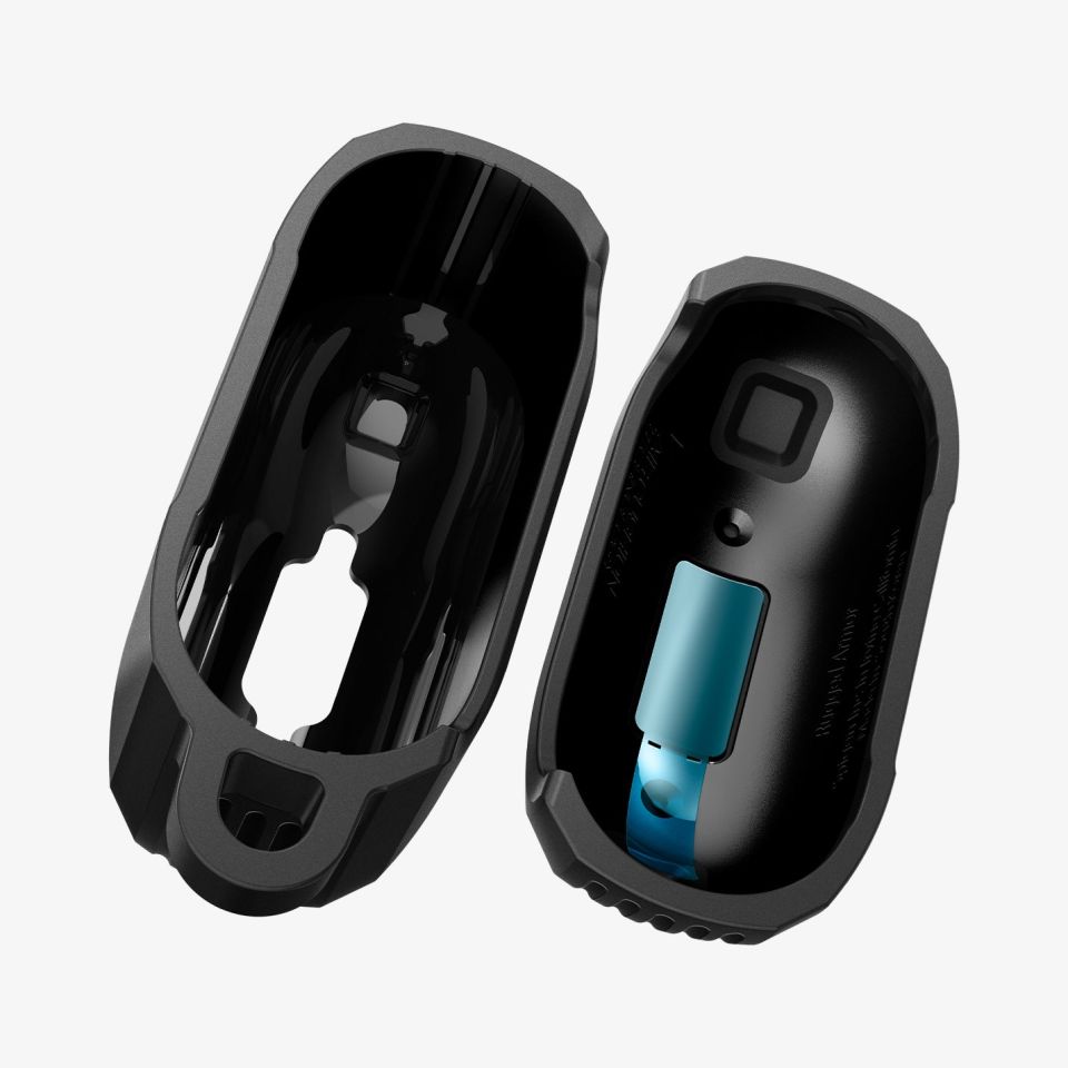 Spigen AirPods (4. nesil) Kılıf Rugged Armor Matte Black