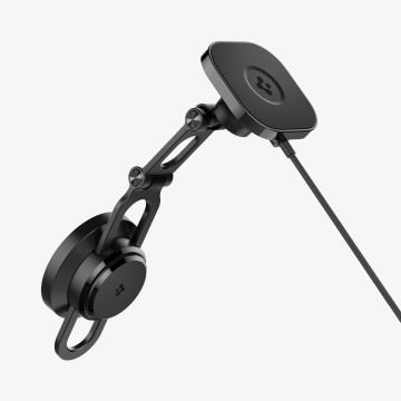 Spigen OneTap Pro MagFit MagSafe ile Uyumlu Kablosuz Manyetik Şarj Cihazı & Araç içi Telefon Tutucu