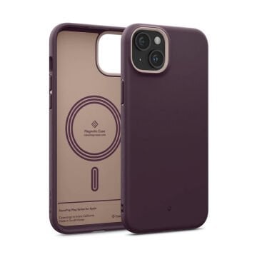 iPhone 15 Kılıf, Caseology Nano Pop Mag (MagSafe Uyumlu) Burgundy Bean
