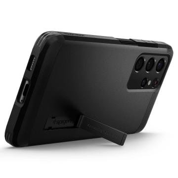 Galaxy S21 Ultra Kılıf, Spigen Tough Armor Black