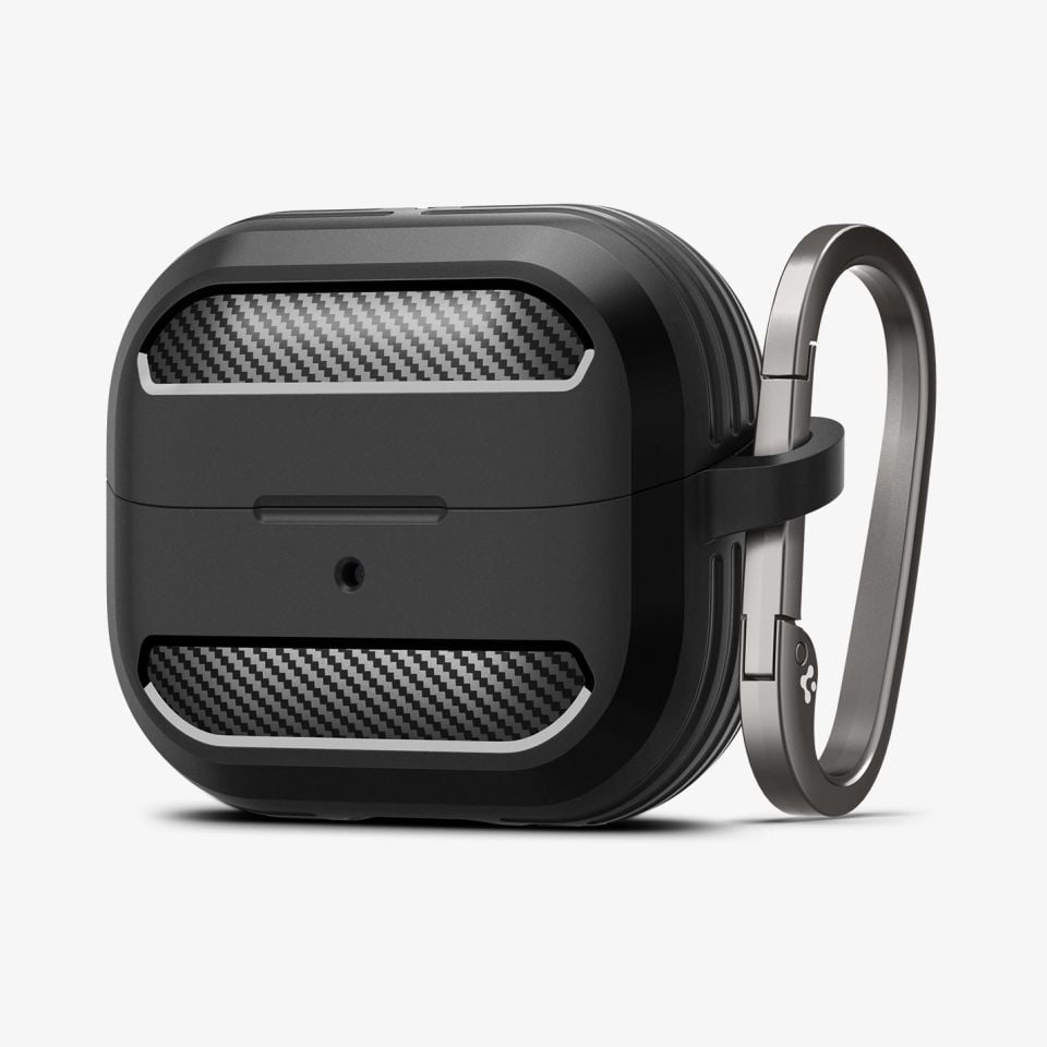 Spigen Galaxy Buds 3/3 Pro Kılıf Rugged Armor Matte Black