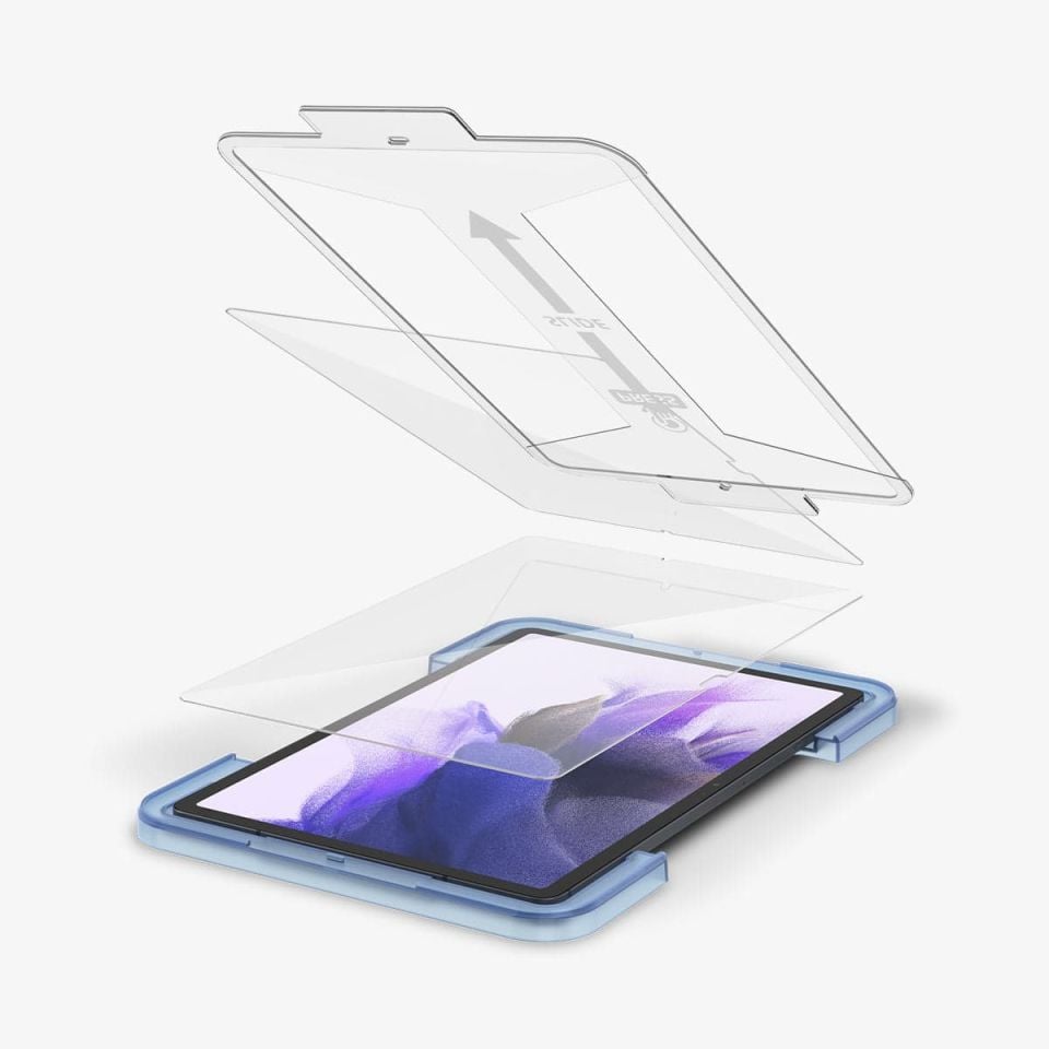 Galaxy Tab S8 / S7 Cam Ekran Koruyucu Kolay Kurulum, Spigen GLAS.tR EZ Fit Slim HD
