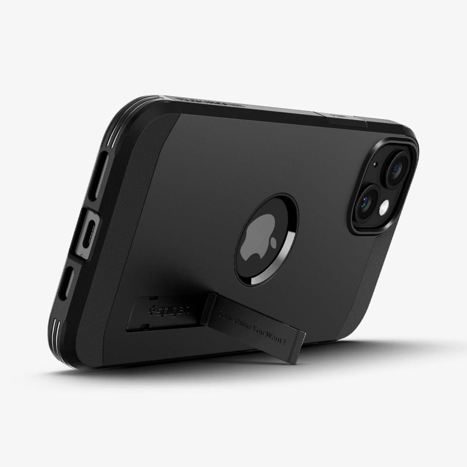 iPhone 15 Kılıf, Spigen Tough Armor Magfit (Magsafe Uyumlu) Black