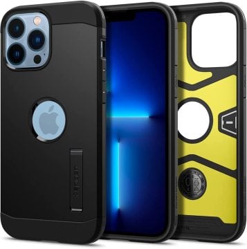 iPhone 13 Pro Max Kılıf, Spigen Tough Armor Black