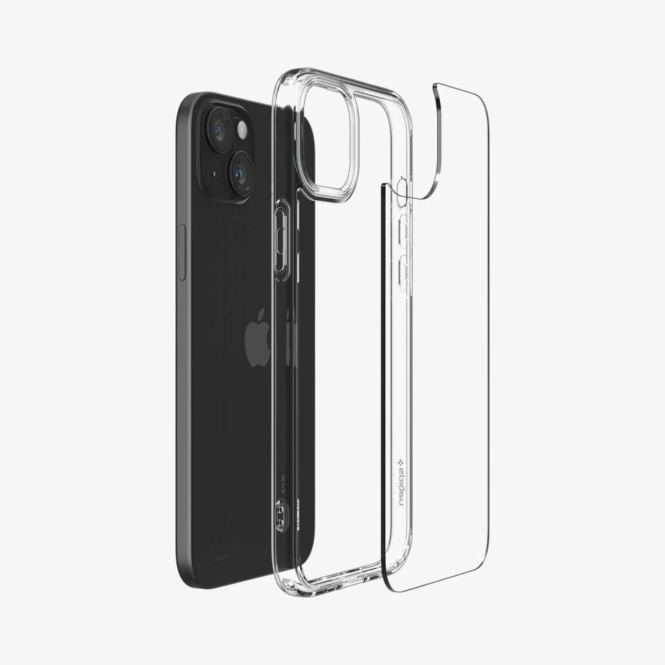 iPhone 15 Kılıf, Spigen Ultra Hybrid Crystal Clear