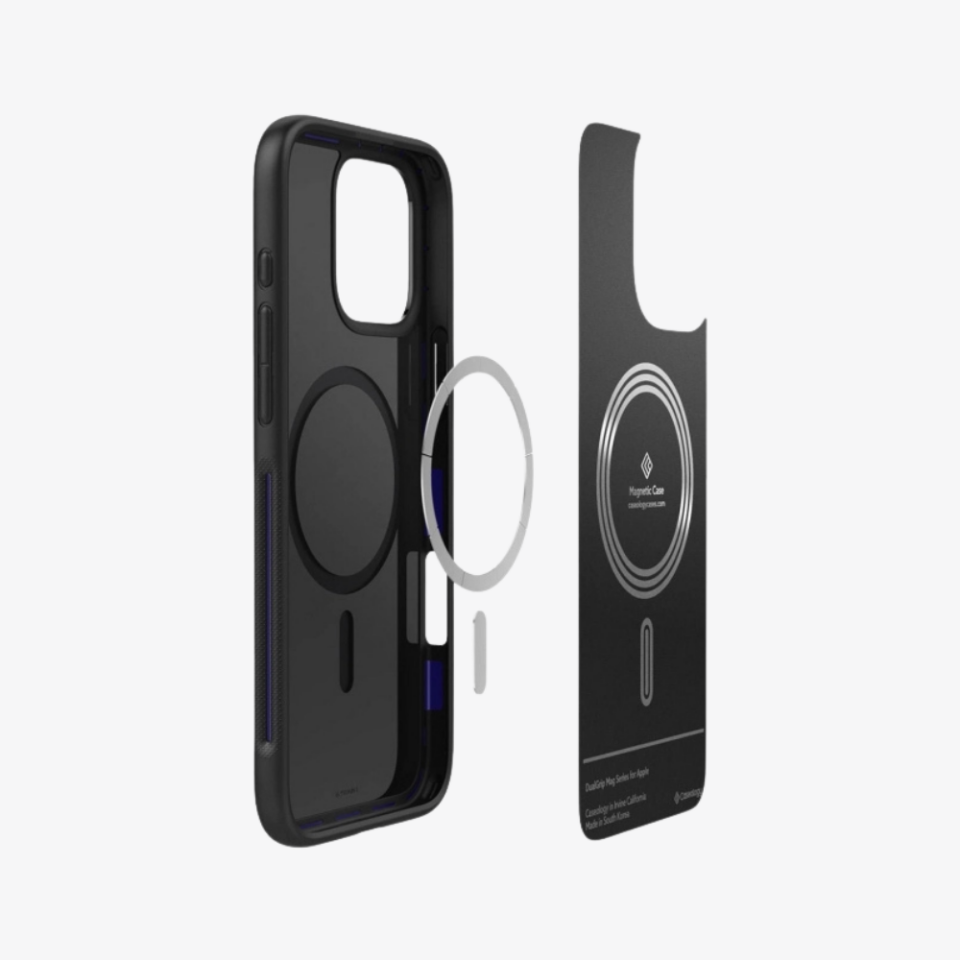 Spigen Caseology iPhone 16 Pro Max Kılıf Dual Grip Mag MagSafe Özellikli Cobalt Blue