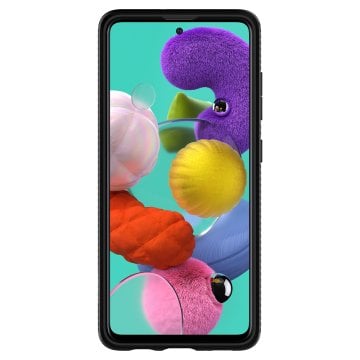 Galaxy A51 Kılıf, Spigen Liquid Air Matte Black