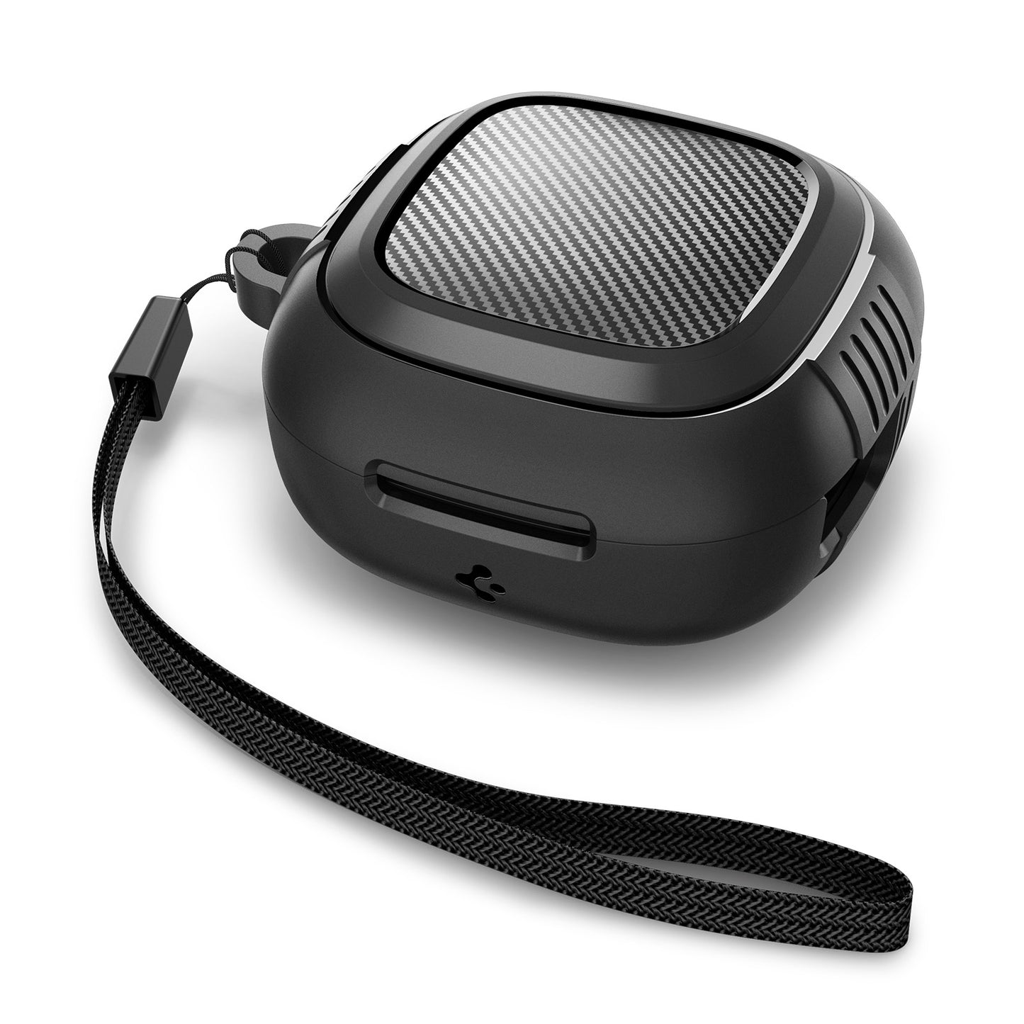 Spigen Audio TWS P20 Kulaklık Kılıfı Ekstra Dayanıklı Kılıf Rugged Armor Hava Kanalı Teknolojisi™ Askeri Sınıf Koruma Çift Katman Kılıf Matte Black