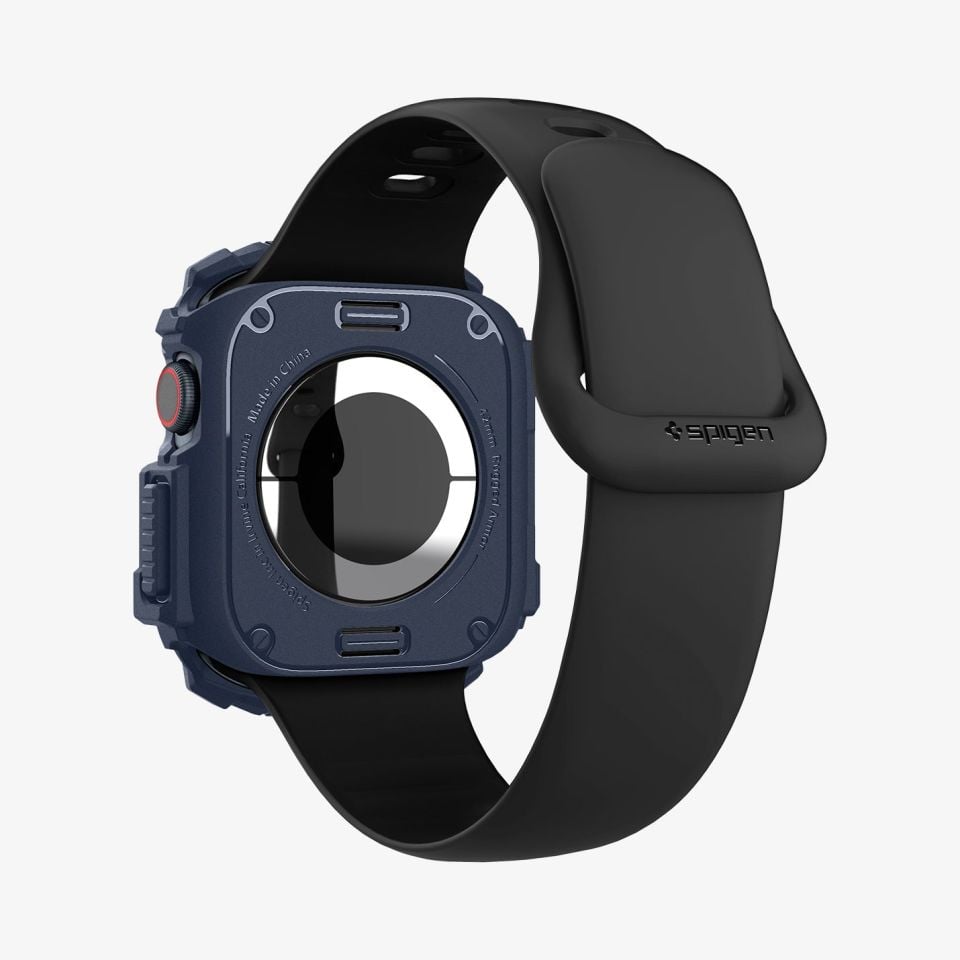 Spigen Apple Watch 42mm Seri 10 Kılıf Rugged Armor Navy Blue