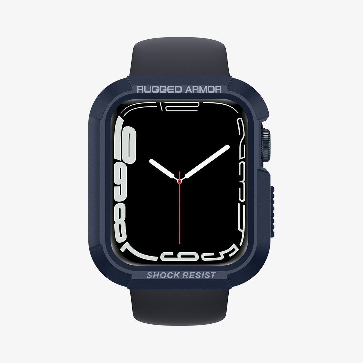 Spigen Apple Watch 45mm/44mm (Seri 9/8/SE2/7/6/SE/5/4) Kılıf Rugged Armor Navy Blue