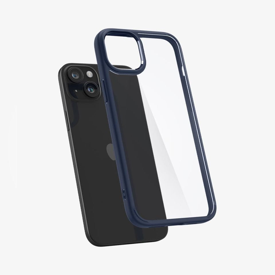 iPhone 15 Kılıf, Spigen Ultra Hybrid Navy Blue