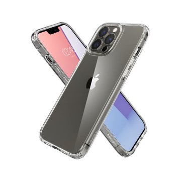iPhone 13 Pro Max Kılıf, Spigen Crystal Hybrid Crystal Clear