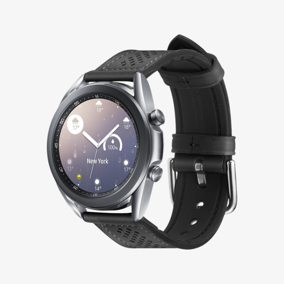 Spigen Samsung Galaxy Watch Serisi (41mm / 42mm) Kayış Kordon Band Retro Fit (20mm) Black