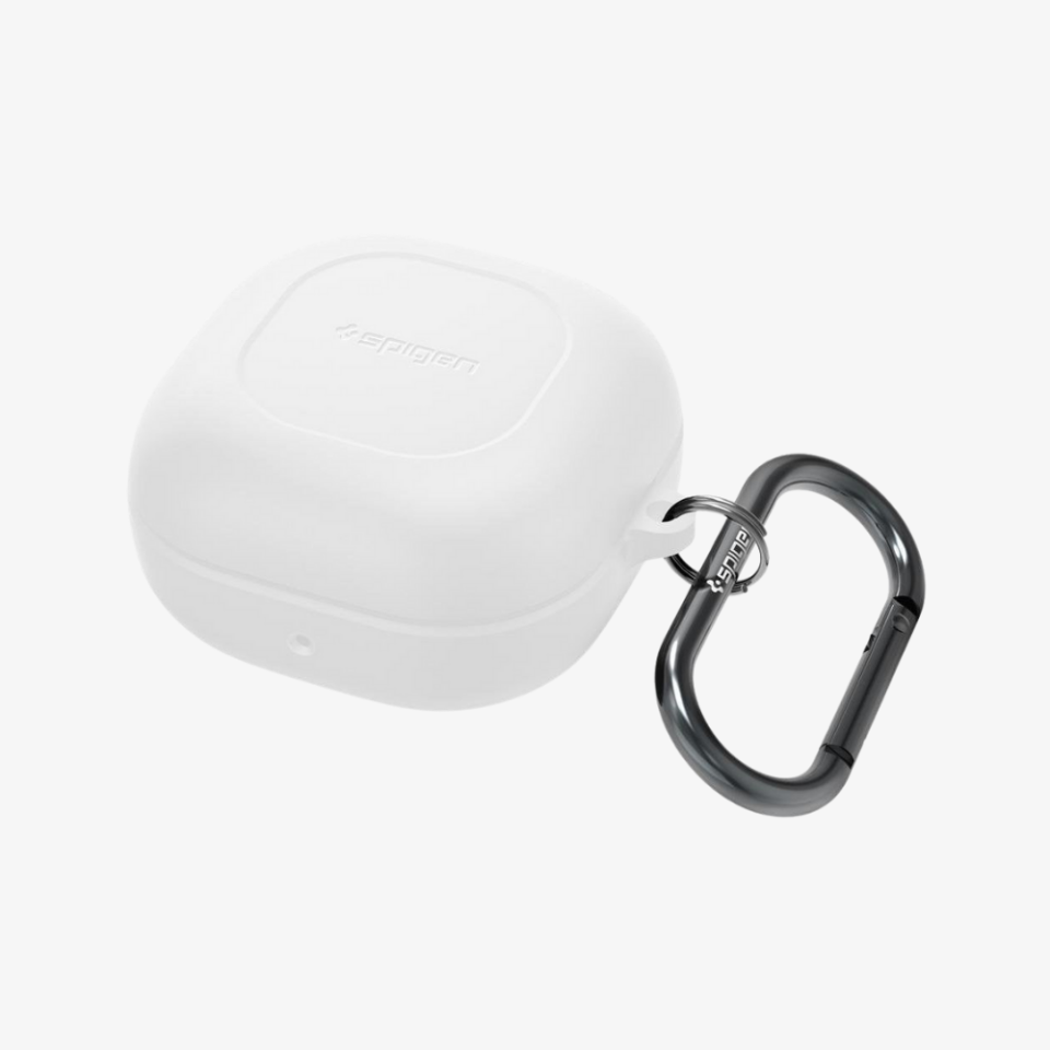 Galaxy Buds 2 / Galaxy Buds Pro / Galaxy Buds Live Kılıf, Spigen Silicone Fit White