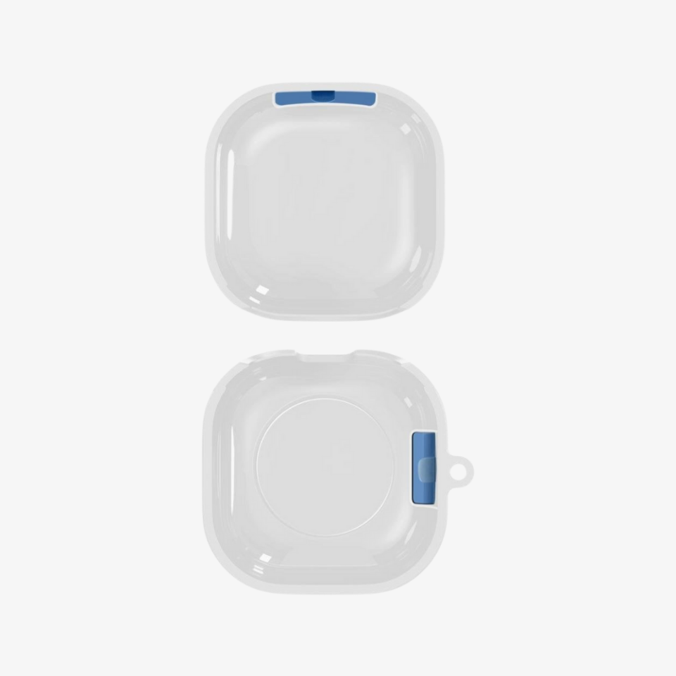 Galaxy Buds 2 / Galaxy Buds Pro / Galaxy Buds Live Kılıf, Spigen Silicone Fit White