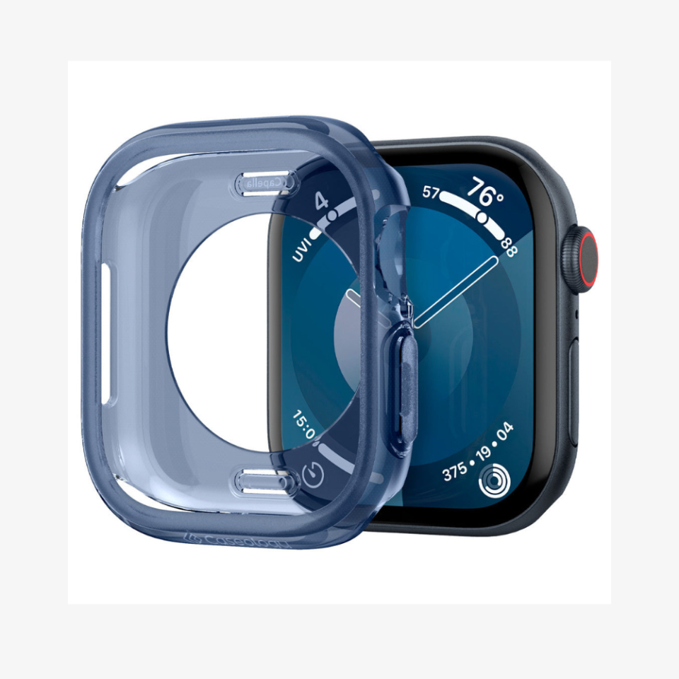 Spigen Caseology Apple Watch 46mm Seri 10 Kılıf Capella Clear Navy