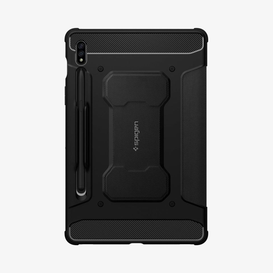 Galaxy Tab S8 / S7 Kılıf, Spigen Rugged Armor Pro Black