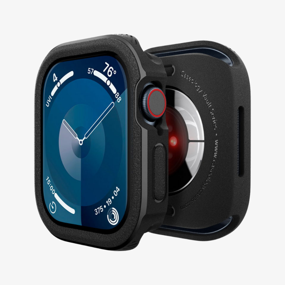 Spigen Caseology Apple Watch 46mm Seri 11/10 Kılıf Vault Matte Black