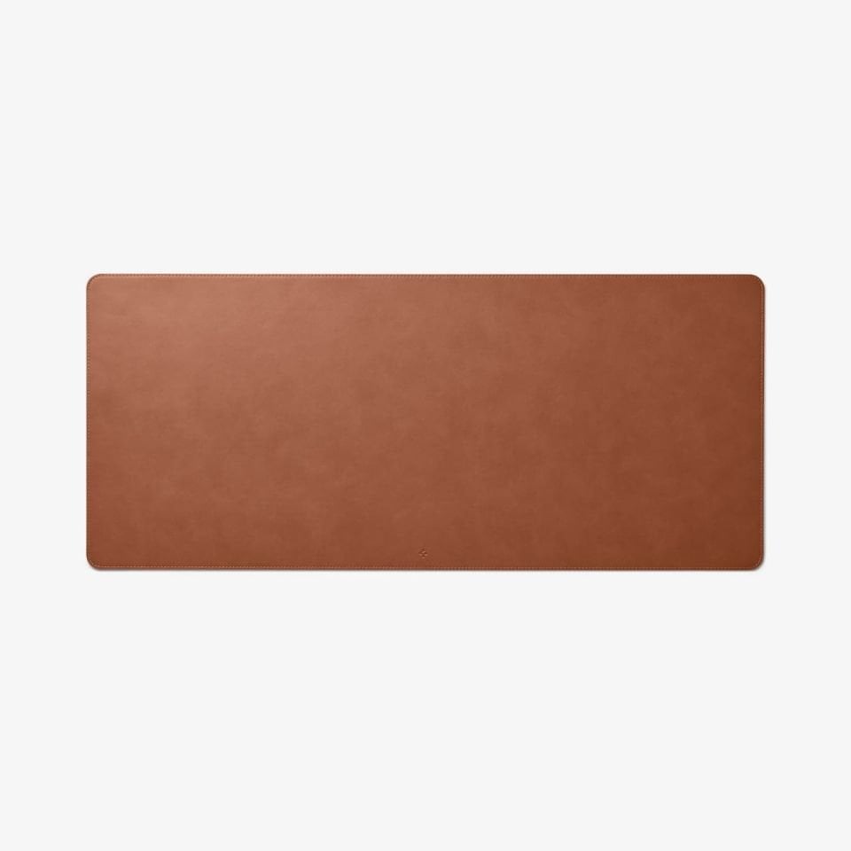 Spigen Regnum LD302 Büyük Boy 90 x 40 Cm Mouse Pad (Velo Vegan Leather Technology) Brown