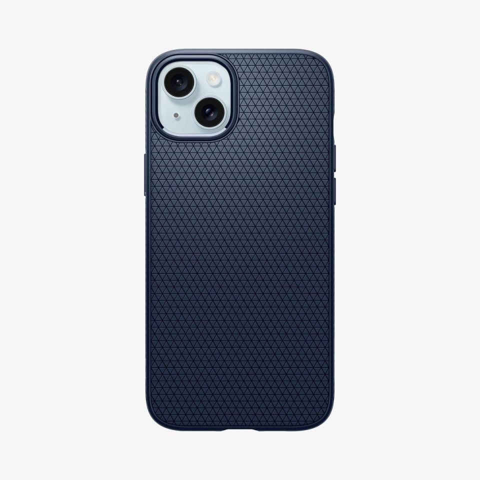 iPhone 15 Plus Kılıf, Spigen Liquid Air Navy Blue