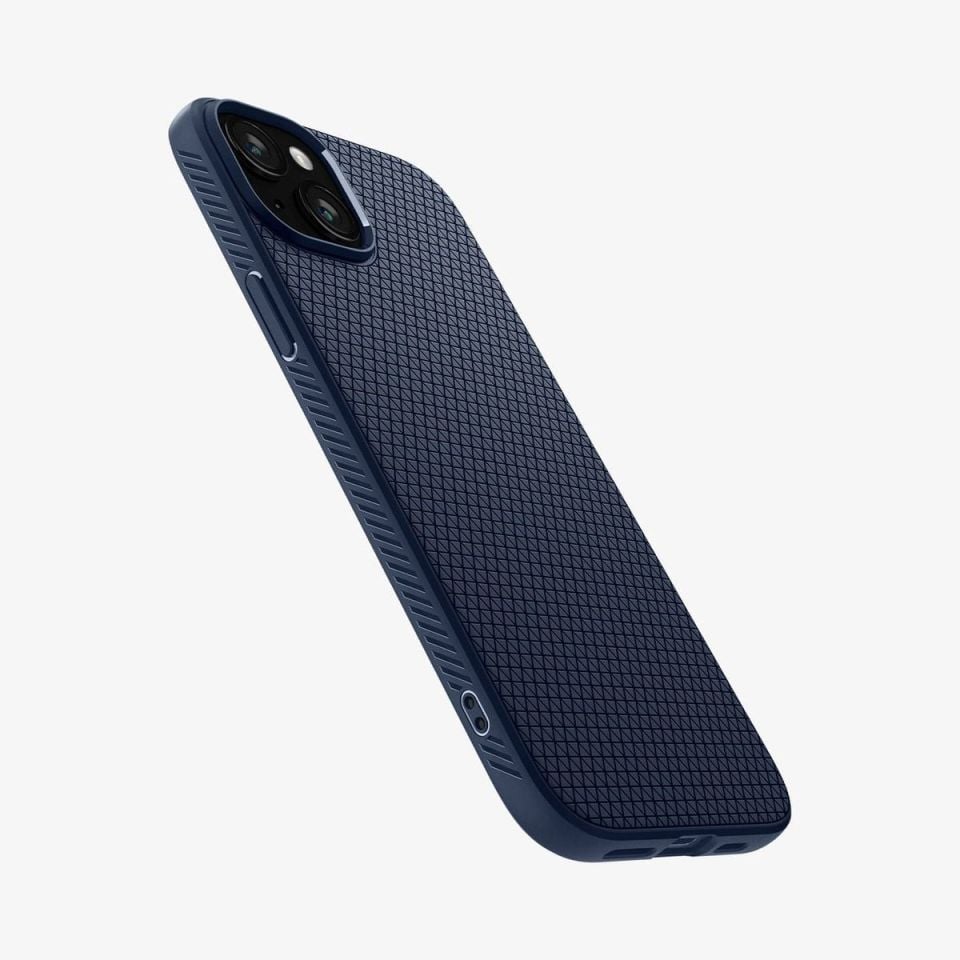 iPhone 15 Plus Kılıf, Spigen Liquid Air Navy Blue
