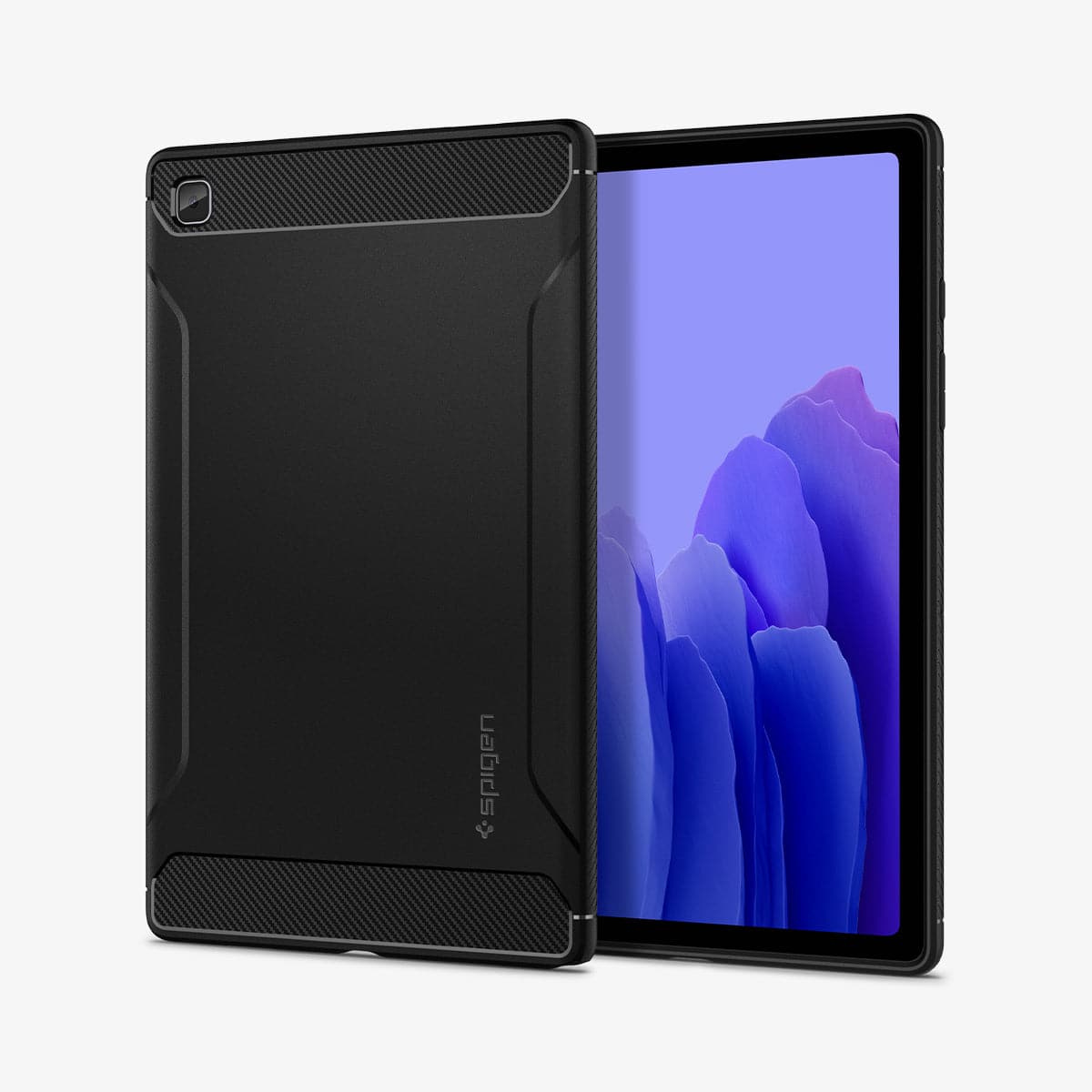 Galaxy Tab A7 Kılıf, Spigen Rugged Armor Black