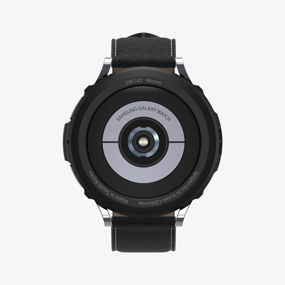 Spigen Galaxy Watch 4 Classic (46mm) Kılıf Liquid Air Matte Black