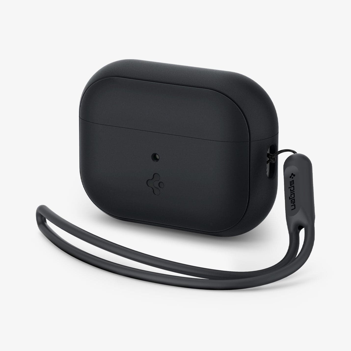 AirPods Pro (2.Nesil) Kılıf, Spigen Silicone Fit + Strap (Askı İpi)