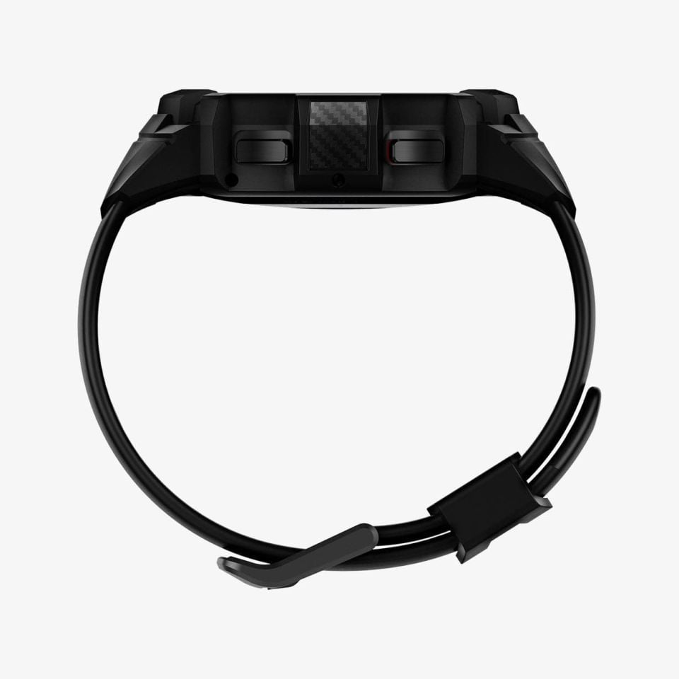 Spigen Galaxy Watch 4 Classic (46mm) Kılıf & Kordon Kayış Rugged Armor Pro Black
