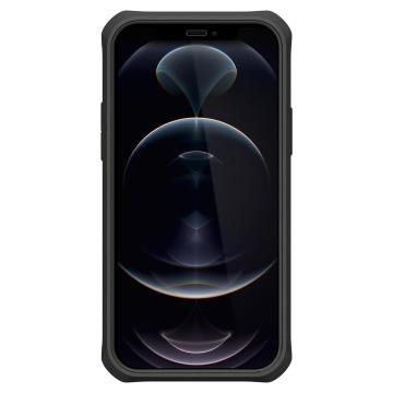 iPhone 12 / iPhone 12 Pro Kılıf Spigen Geo Armor 360 (Kılıf + Ekran Panelli Tam Koruma) Black