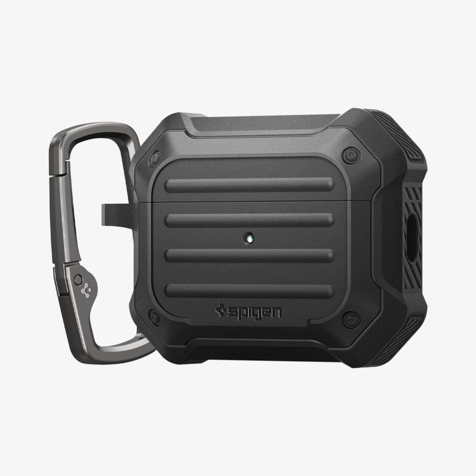 AirPods Pro (2.Nesil) Kılıf, Spigen Tough Armor Black