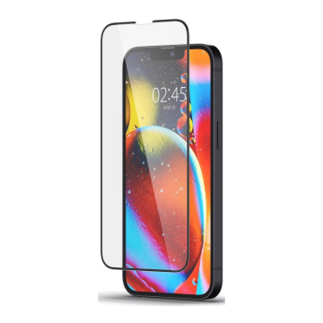 Spigen Apple iPhone 14 / 13 / 16e / 13 Pro Cam Ekran Koruyucu Tam Kaplayan Glas.tR Slim Full Cover