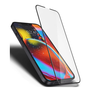 Spigen Apple iPhone 14 / 13 / 16e / 13 Pro Cam Ekran Koruyucu Tam Kaplayan Glas.tR Slim Full Cover