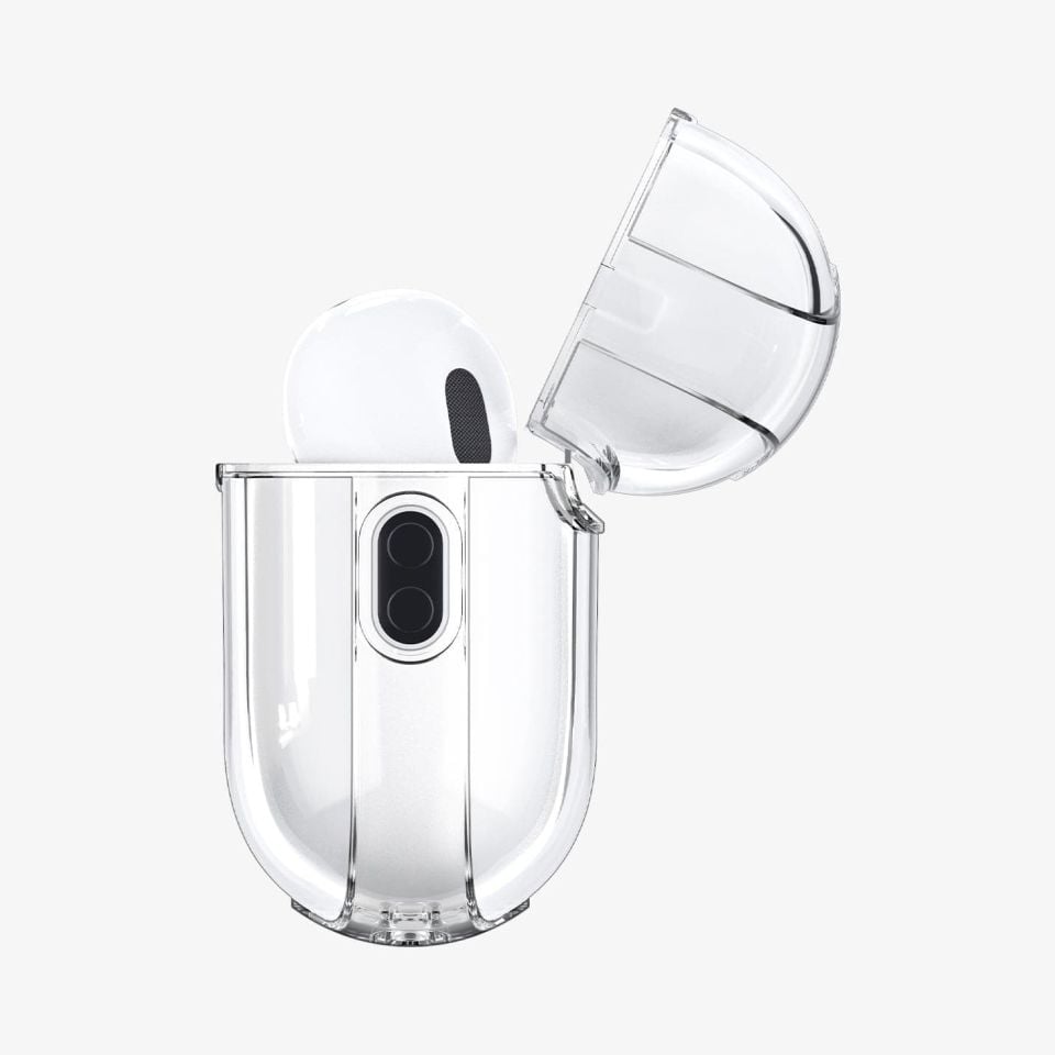 AirPods Pro (2.Nesil) Kılıf, Spigen Ultra Hybrid Crystal Clear