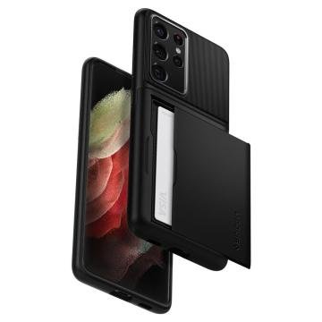 Galaxy S21 Ultra Kılıf, Spigen Slim Armor CS Black