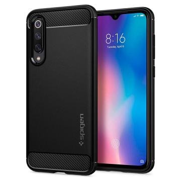 Xiaomi Mi 9 SE Kılıf, Spigen Rugged Armor Matte Black