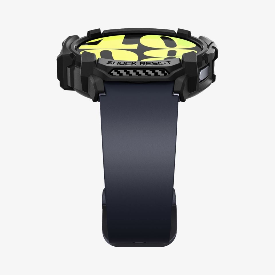 Spigen Galaxy Watch 7 (44mm) Kılıf Rugged Armor Matte Black