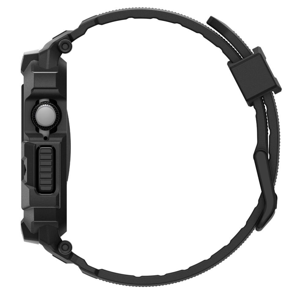Spigen Apple Watch 42mm Seri 11/10 ile Uyumlu Kılıf & Kordon Kayış Rugged Armor Pro 2