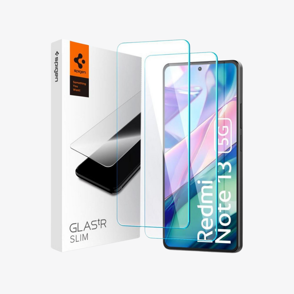Spigen Xiaomi Redmi Note 13 5G Cam Ekran Koruyucu Glas.tR Slim (2 Adet)