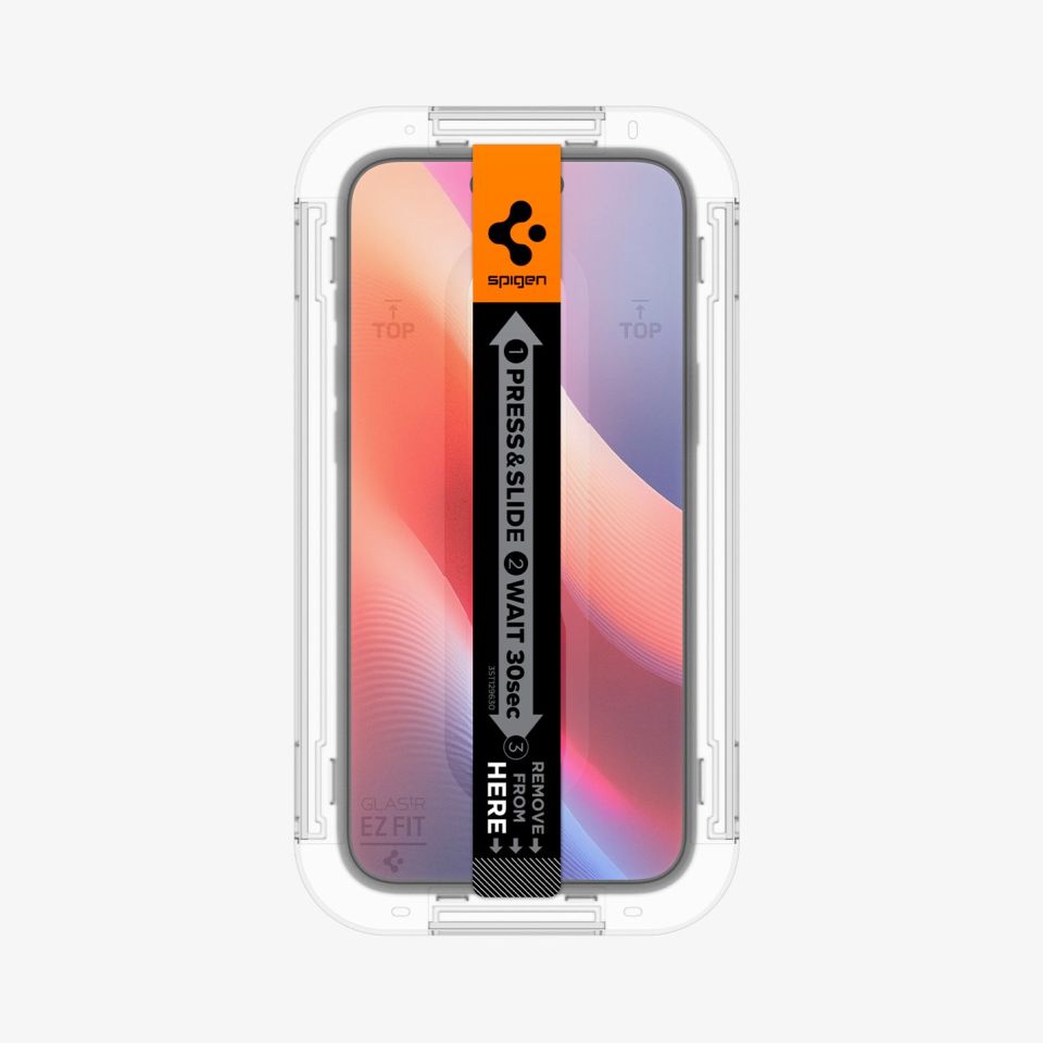 Spigen iPhone 16 / iPhone 15 Hayalet Cam Ekran Koruyucu Kolay Kurulum Glas.tR EZ Fit Privacy (2 Adet)