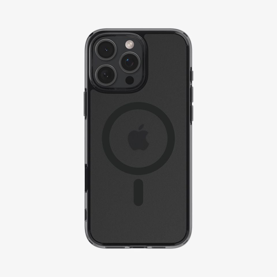 Spigen iPhone 16 Pro Max Kılıf Ultra Hybrid T (Kamera Buton Korumalı) MagFit MagSafe Özellikli Frost Black