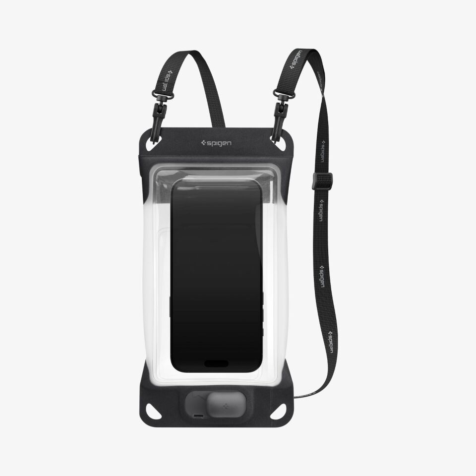 Spigen Aqua Shield WaterProof iPX8 Sertifikalı Su Geçirmez Kılıf (Dahili Pompa ile Sızdırmaz Vakumlama Teknolojisi) A602 Charcoal Gray - ACS09306