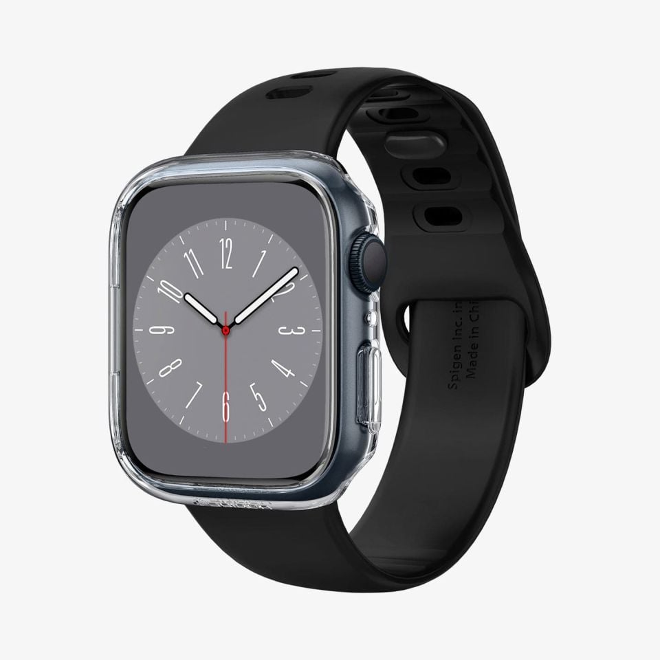 Spigen Apple Watch 41mm (Seri 9/8/7) Kılıf Thin Fit Crystal Clear