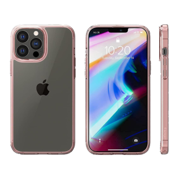 iPhone 13 Pro Kılıf, Spigen Ultra Hybrid Rose Crystal
