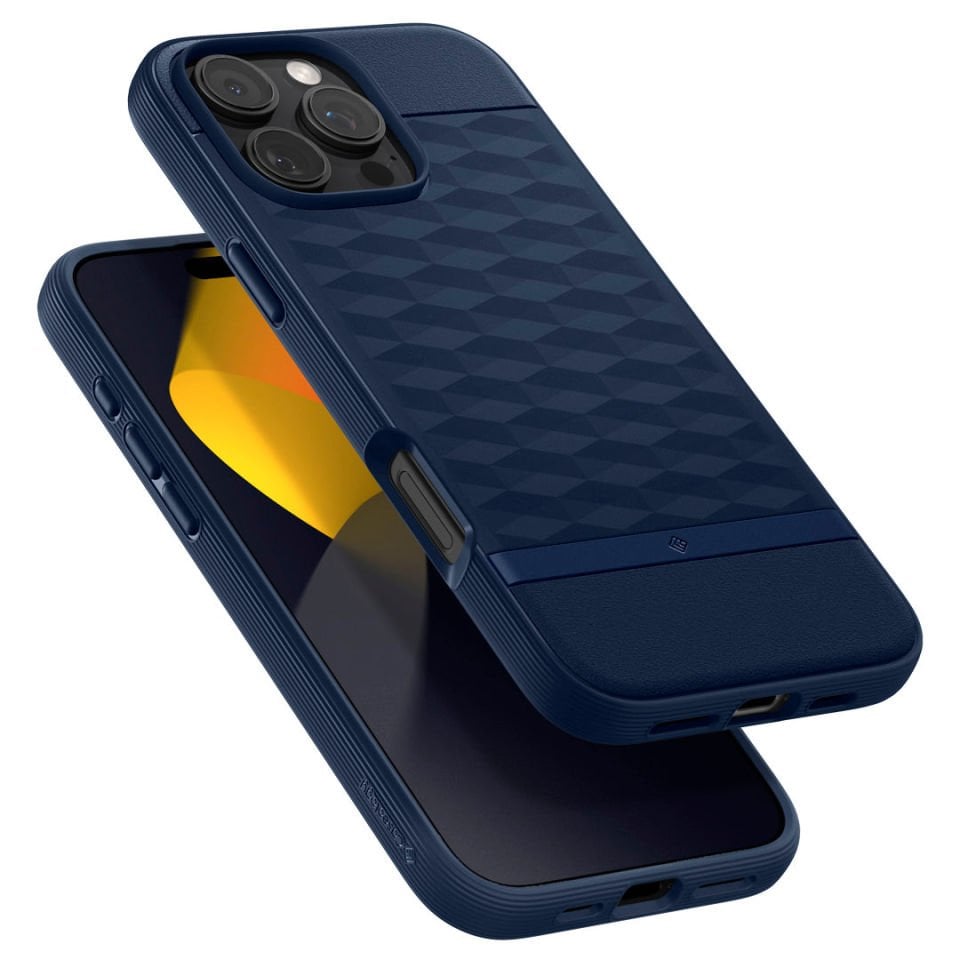 Caseology iPhone 16 Pro Kılıf Parallax Mag MagSafe Özellikli Midnight Blue