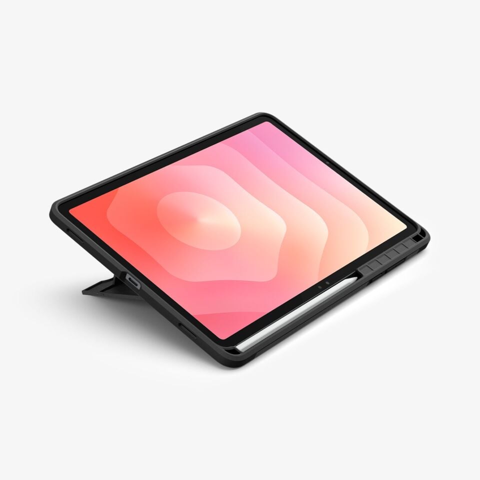Spigen Galaxy Tab S11 ile Uyumlu Ekstra Dayanıklı Kılıf Tough Armor Pro Hava Kanalı Teknolojisi™ Askeri Sınıf Koruma KickStand'lı Çift Katman Kapak
